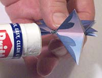 Fix with adhesive